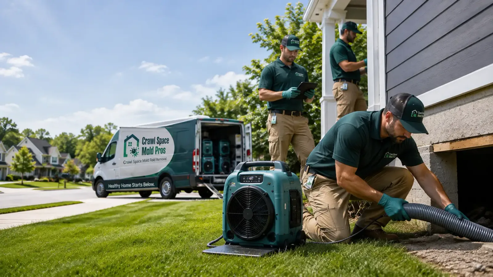 Crawl Space Mold Removal in Hurst, IL